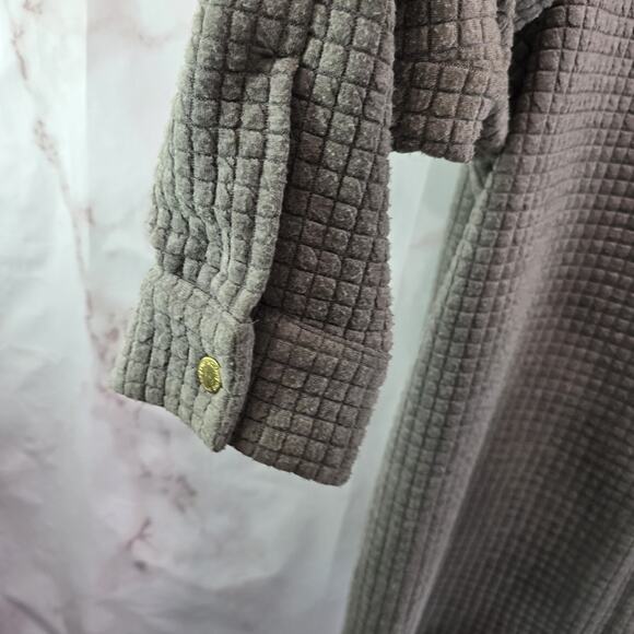 Whitney Eve Jacket Womens Large Parka Long Quilted Hooded Port With Love - Picture 11 of 14